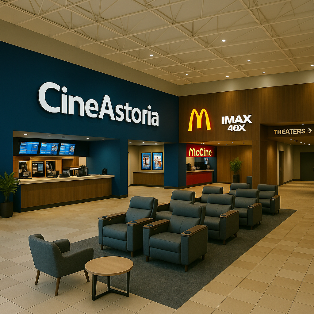 Render del Cine Astoria